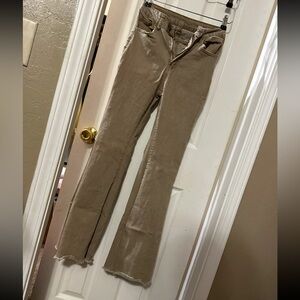Light brown bell bottoms